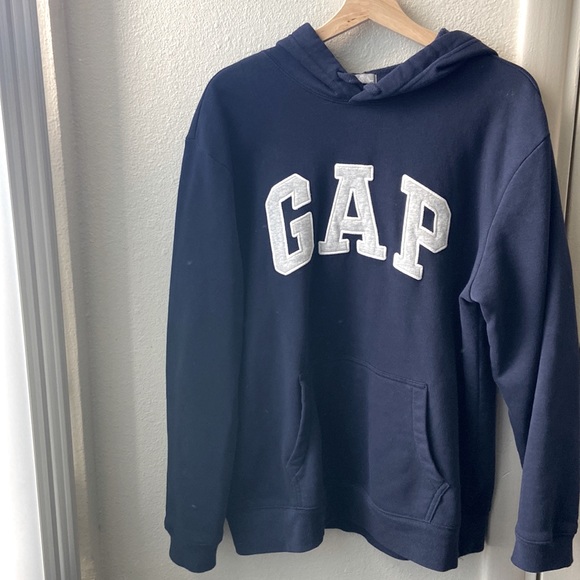 GAP Sweaters - Gap Navy Blue Hoodie L